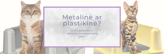 Kurią pasirinkti? Plastikinę ar metalinę kraiko dėžę